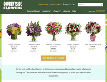 Tablet Screenshot of countryside-flowers.com